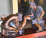Small Divine Servant® sculpture displayed indoors