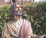 Close-up of the face and upper robe of Fisher of Men®