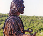 Profile detail of the hair, face and robe of Fisher of Men®