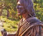 Three-quarter detail of the face and shoulders of Fisher of Men®