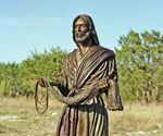 Three-quarter view of Fisher of Men® among trees and grass