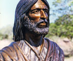 Front close-up of the face and beard of Fisher of Men®