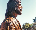 Side-profile detail of the hair and beard of Fisher of Men®