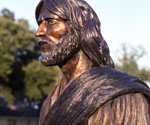 Side-profile detail of the hair and beard of Fisher of Men®