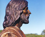 Profile of Fisher of Men®, showing the sculpted hair and robe
