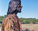 Profile of Fisher of Men®, showing the sculpted hair and robe