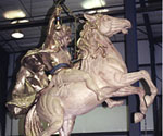 The Coming King® assembled in unfinished metal inside the workshop