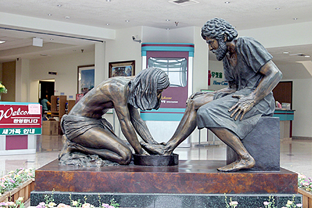 Divine Servant® displayed in a bright indoor public space